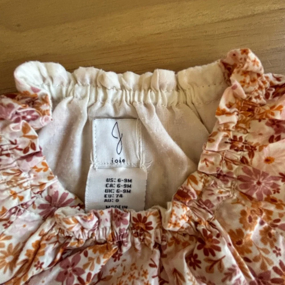 Joie Pink Floral Top, Matching Bloomers, Cream Sweater Set